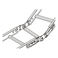 ネグロス電工 子桁付・上下左右自在継ぎ金具 15ARB3 1箱(1対)（直送品）