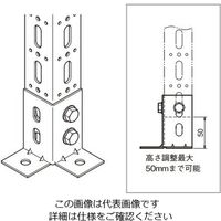 ネグロス電工 RVラック ベース金具 R45A1B 1箱(10個)（直送品）