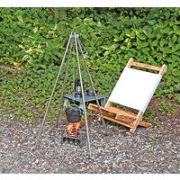 キャプテンスタッグ クアッド ファイアスタンド（直送品）