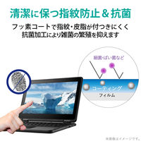 液晶保護フィルム DELL Chromebook 3100 2in1 用 反射防止 抗菌加工 指紋防止 EF-CBDE02FLST エレコム 1個（直送品）