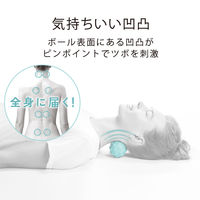 ストレッチボール 伸びる 凸タイプ ソフト 直径6cm球 ライトブルー HCK-PBTRSBUL エレコム 1個