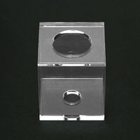 リーフ クリアボンベスタンド Cubic H80(幅7×奥行7×高さ8cm) 4580295164367 1個（直送品）