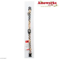 アモワークス 首輪 クラウンチェック M ベージュ 107905 1個（直送品）