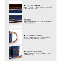 新東亜交易 イージードッグ ネオカラー L (首周り43~48cm) デニム 大型犬用 231110 1個（直送品）