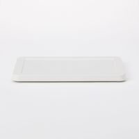 無印良品 ポリプロピレン収納ボックス用フタ・ホワイトグレー 幅37.5×奥行25.5×高さ2.5cm 12個 良品計画