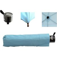 共栄工業 55cm 耐風骨 折りたたみ傘 サックス 28026 1セット（6本）（直送品）