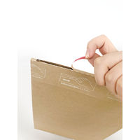 ネクスタ 開封テープ付き宅配袋 茶 小（260×320×80mm） 1セット（100枚：10枚入×10パック）