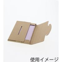【底面A6】ラクポスBOX 縦110×横160×高さ10mm クラフト 1袋（10枚入）HEIKO