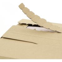 【底面B6】ラクポスBOX 縦135×横230×高さ25mm クラフト 1袋（10枚入）HEIKO