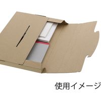 【底面B5】ラクポスBOX 縦190×横265×高さ20mm クラフト 1袋（10枚入）HEIKO
