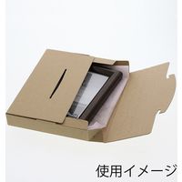 【底面A5】ラクポスBOX 縦155×横215×高さ30mm クラフト 1袋（10枚入）HEIKO