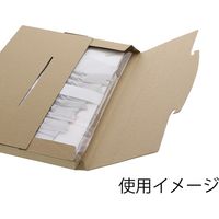 【底面A4】ラクポスBOX 縦235×横330×高さ20mm クラフト 1袋（10枚入）HEIKO