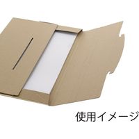 【底面A4】ラクポスBOX 縦235×横330×高さ10mm クラフト 1袋（10枚入）HEIKO
