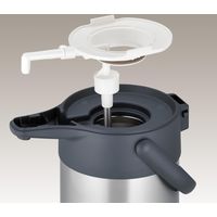 サーモス ステンレスエアーポット ステンレスブラック TAH-2200-SBK 1個