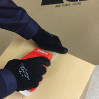 小野商事 AG777 ウレタンブラック S AG777-6P 1セット(6双:3双×2組)