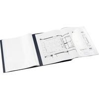 リヒトラブ ALTNA クリヤーブック A4 40ポケット ブラック N7752-24 1セット(2冊)