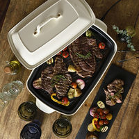 BRUNO ホットプレート グランデサイズ用グリルプレート BOE026-GRILL 1台