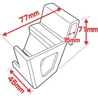 山研工業 額縁ストッパー 29050005 1個