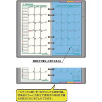 レイメイ藤井 ダヴィンチ リフィル A5 カラーインデックス 4区分 DAR4520 1セット(1冊×2)