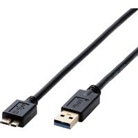USBケーブル 0.5m A[オス]-microB[オス] USB3.0 TV 外付けHDD ブラック DH-AMB3N05BK エレコム 1個