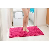 山崎産業 バスマット スウスウ抗菌ストロングW 50×80 カジュアルピンク 1箱(1枚入) 4903180191062（直送品）