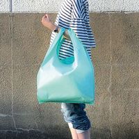 丸玉工業 コンパクトマイバッグM(スカイブルー) 90320524 1セット(10枚)