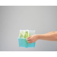 川崎合成樹脂 MW-031 角型ボウル&ザル グリーン 1個（直送品）