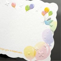 ササガワ ファンタジーカード ハッピーバルーン 16-653 1セット：75枚（15枚袋入×5冊袋入）