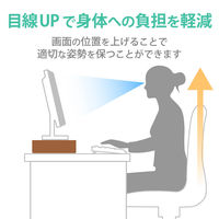 エレコム ディスプレイスタンド/高さ8.2cm/ブラック PCA-DPSS508BK 1個