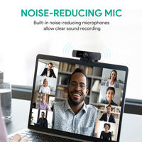 Webカメラ　FHD 1080p 広角レンズ USB接続 ステレオマイク内蔵　PC-LM1E　1個　AUKEY