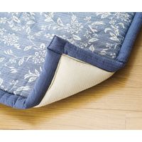 ファミリー・ライフ 抜染風しじら織り掘こたつボリュームラグ 200Ｘ200 a22860 1枚（直送品）