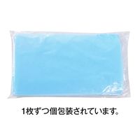 サンリビング　ポリエチレン袖付きエプロン　指フックタイプ　ブルー　Lサイズ　590030　1パック（10枚入）