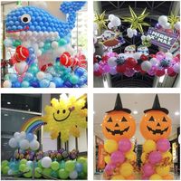 【風船・バルーン】宝興産 23cmデコバルーン 白パール 6350 0204040750 1セット(10枚入)（直送品）