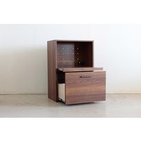 【軒先渡し】東馬 エフィーノキッチンカウンター ガラスOP+OP引出 幅600奥行400高さ1870ｍｍ 4954324101430 1台（直送品）