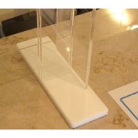 エージ 飛沫フェンスガード110 幅1120×奥行200×高さ710mm クリア/ホワイト AG-CRN110-CL （飛沫防止・飛沫対策）1台（直送品）