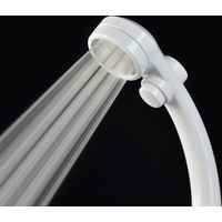 カクダイ ガオナ シャワーヘッド 手元止水 ストップ 節水 低水圧対応 工具不要 簡単取付 G1/2 GA-FC032 1個