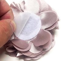 センコー SDS ウォルフロレ　花モチーフデコレーションステッカー 3個セット　グレー　1個（直送品）