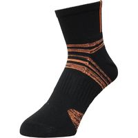 ディックコーポレーション 安全靴用カラーソックス バックライン 先丸 アンクル オレンジ 2色入 CA-111 1セット（直送品）