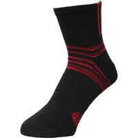 ディックコーポレーション 安全靴用カラーソックス バックライン 先丸 アンクル レッド 2色入 CA-112 1セット（直送品）