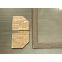 【飛沫防止パネル】 やまもく 飛沫感染防止パネル アクリル板 木枠付き こげ茶 80000001k 1台