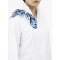 ボンマックス BONOFFICE 長袖ブラウス ブルー ９号 RB4169-6-9（直送品）