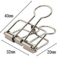 サンケーキコム リーンクリップ シルバー Mサイズ LCーM100 1セット(100個)