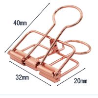 サンケーキコム リーンクリップ ブロンズ Mサイズ LCーM100BZ 1セット(100個入)