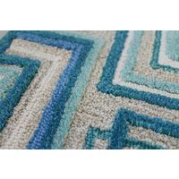 【アウトレット】スミノエ ミラショーン 玄関マット ローザ 32×120cm ブラウン 14327210 BR 32X120 1枚