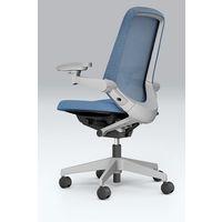 【設置込】イトーキ ノートチェア ハイバック ランバーサポート無 肘無 グレーベース チョコレートブラウン 1脚（直送品）