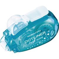 コクヨ テープのり ドットライナープチモア 使いきり 水色 しっかり貼るタイプ タ-D920-06LB 1セット（20個）