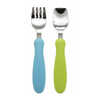 KJC フォーク＆スプーン　キウイ＆スカイ　12個セット 346346_0412 1セット(12個)（直送品）