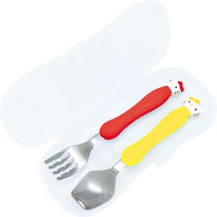 KJC フォーク＆スプーン　ハローキティ　1.5歳～　ケース付き　12個セット 347205 1セット(12個)（直送品）