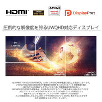 JAPANNEXT 34インチ HDR対応ウルトラワイド液晶ディスプレイ JN-VG34100UWQHDR 1台