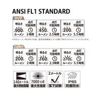 NICRON H30F フォーカスヘッドライト900LM 充電式 1本